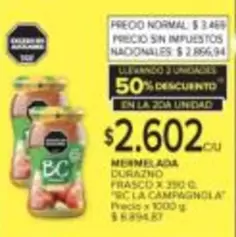BC - MERMELADE DURAZNO