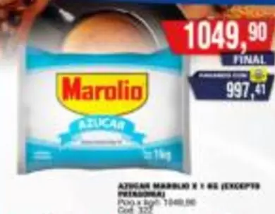 Marolio - AZUCAR MAROLIO X 1 KG (EXCEPTO PROMOCION)