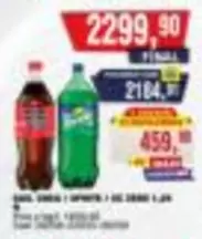 COLA ZERO / SPRITE + UL. ZVUK 1.25L