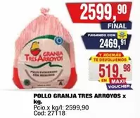 Tres Arroyos - POLLO GRANJA TRES ARROYOS X kg