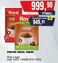 Royal - POSTRE TODOS