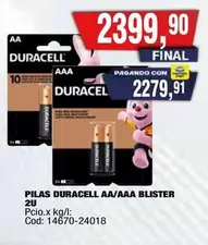 Duracell - PILAS AA/AAA BLISTER