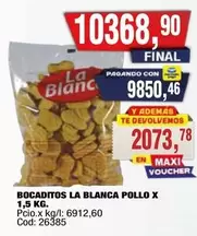 La Blanca - BOCADITOS  POLLO X