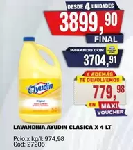 Ayudin - LAVANDINA CLASICA X 4 LT