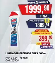 odex - LIMPIADOR CREMOSO 500ml