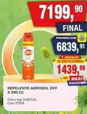 Off - REPELENTE AEROSOL
