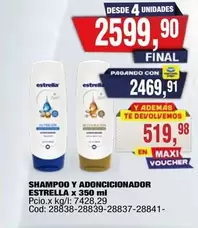 Estrella - SHAMPOO Y ADONCICIONADOR