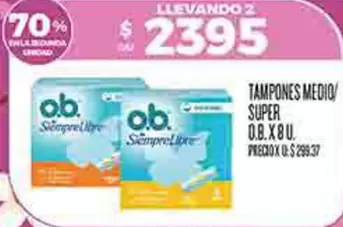 OB - TAMPONES MEDIO/ SUPER