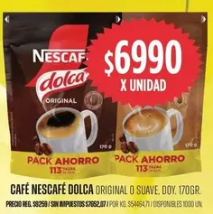 Nescafé - DOLCA ORIGINAL O SUAVE