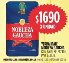 Nobleza Gaucha - YERBA MATE
