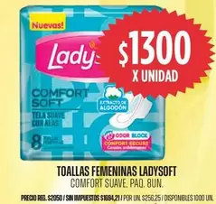 Ladysoft - TOALLAS FEMENINAS