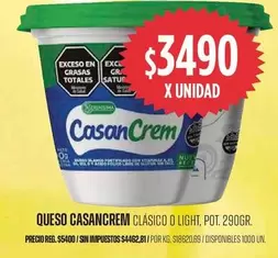 Casancrem - QUESO CLÁSICO O LIGHT