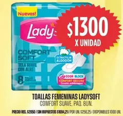 Ladysoft - TOALLAS FEMENINAS