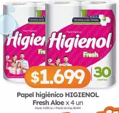 Higienol - Papel higiénico