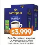 La Virginia - Café Torrado en saquitos