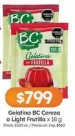 BC - Cereza o Light Frutilla