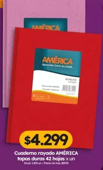 42 - Cuaderno rayado