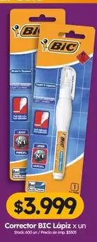BIC - Corrector Lápiz X Un