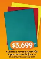 42 - Cuaderno rayado