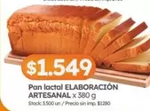 Lactal - Pan lactal ELABORACIÓN ARTESANAL