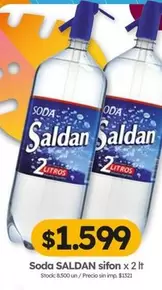 Saldan - sifon x 2 lt