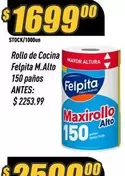 Felpita - Rollo de Cocina M.Alto 150 paños