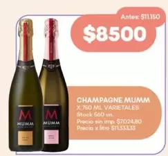 Mumm - CHAMPAGNE