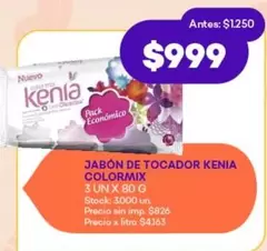 Kenia - JABÓN DE TOCADOR COLORMIX