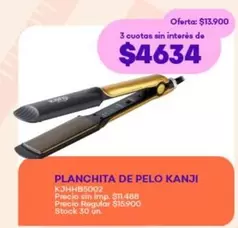 Kanji - PLANCHITA DE PELO KJHHB5002