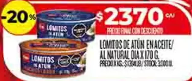 Dia - LOMITOS DE ATÚN EN ACEITE/ AL NATURAL DIA