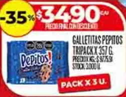 Pepitos - GALLETITAS PEPITOS