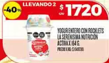 Rocklets - YOGUR ENTERO CON ROCKLETS