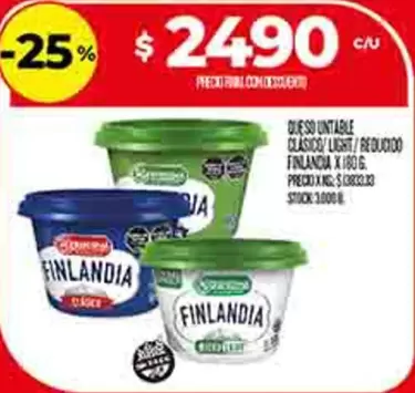 Finlandia - QUESO UNTABLE