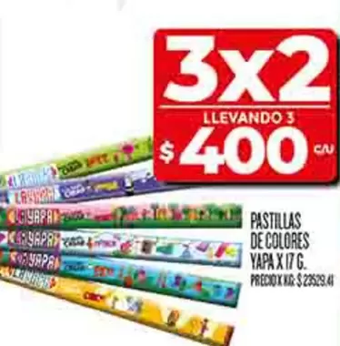 X$ - PASTILLAS DE COLORES