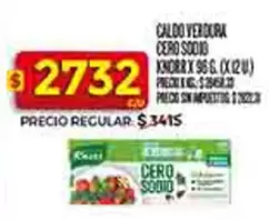 Knorr - CALDO VERDORA CERO SODIO
