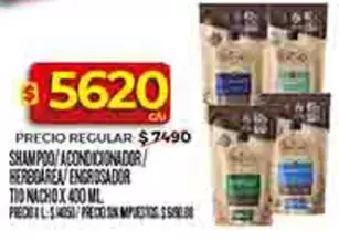 tio nacho - SHAMPOO/ACONDICIONADOR/HERBOAREA ENGROSADOR