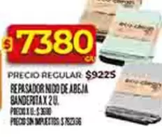 Nido - REPASADOR NIDO DE ABEJA BANDERITAX 2 U.