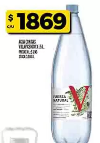 Villavicencio - AGUA CON GAS