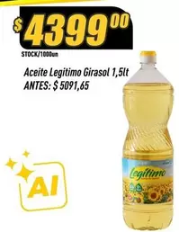 Legítimo - Aceite Girasol
