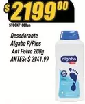 Algabo - Desodorante  P/Pies Ant Polvo