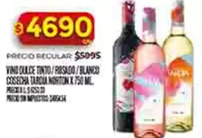 Norton - VIND DULCE TINTO / ROSADO / BLANCO COSECHA TARDIA