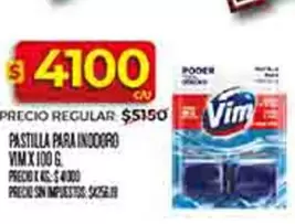 Vim - PASTILLA PARA INDOORO