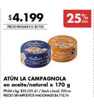 La Campagnola - ATÚN LA CAMPAGNOLA