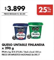 Finlandia - QUESO UNTABLE