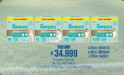 Pampers - Deluxe M/G/XG/XXG