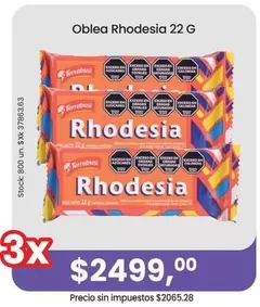 Rhodesia - 22 G