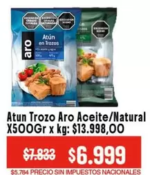 Aro - Atun Trozo  Aceite/Natural