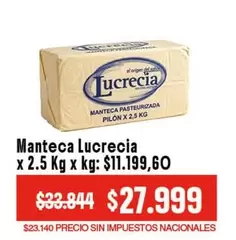 Lucrecia - Manteca