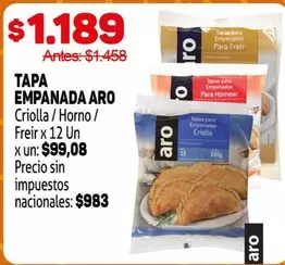 Aro - TAPA EMPANADA