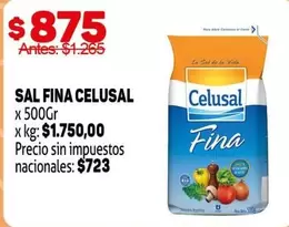 Celusal - SAL FINA CELUSAL